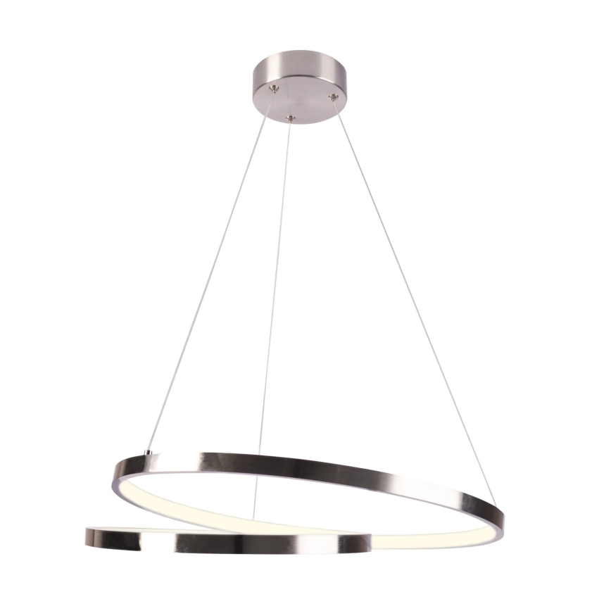 Suspension filaire ZEFIRA LED/40W/230V 4000K d. 50 cm chrome brillant