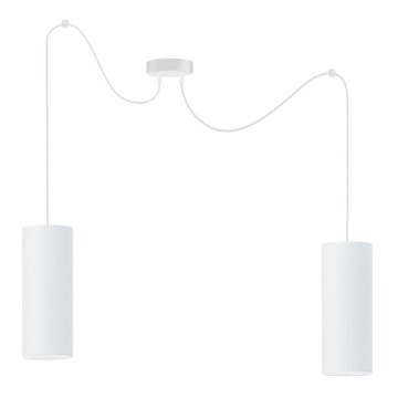 Suspension filaire ZIK 2xE27/40W/230V araignée blanc