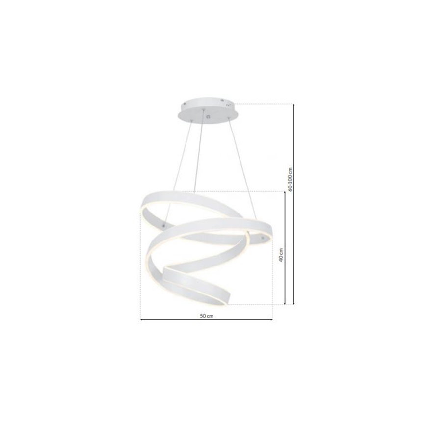 Suspension LED avec fil ANDROMEDA LED/45W/230V