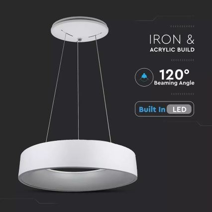Suspension LED dimmable sur câble 20W/230V