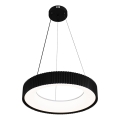 Suspension LED dimmable sur câble, 75 W / 230 V, 3000–6500 K, Ø 49 cm + télécommande
