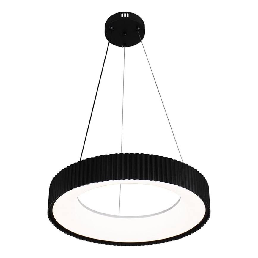Suspension LED dimmable sur câble, 75 W / 230 V, 3000–6500 K, Ø 49 cm + télécommande