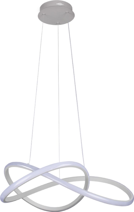 Suspension LED dimmable sur câble, 85 W, 230 V, 3000–6500 K, Ø 60 cm, avec télécommande
