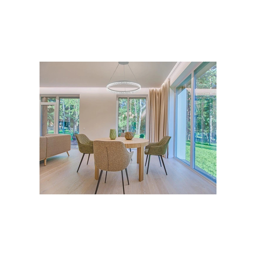 Suspension LED dimmable sur câble ALIANZ LED/45W/230V 3000-6000K Ø 60 cm + télécommande