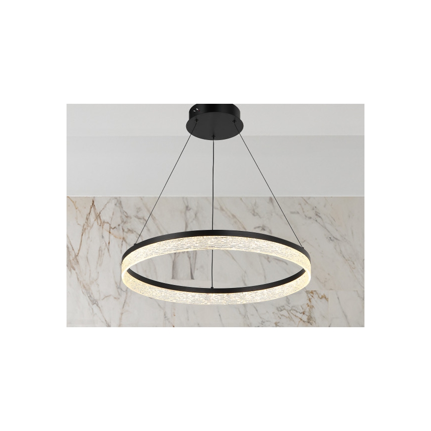 Suspension LED dimmable sur câble ALIANZ LED/60W/230V 3000-6000K Ø 80 cm + télécommande