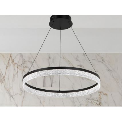 Suspension LED dimmable sur câble ALIANZ LED/60W/230V 3000-6000K Ø 80 cm + télécommande