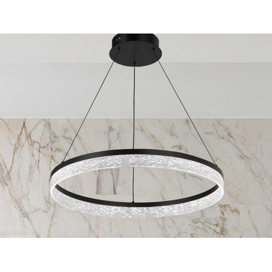 Suspension LED dimmable sur câble ALIANZ LED/60W/230V 3000-6000K Ø 80 cm + télécommande