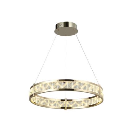Lustre en cristal LED dimmable sur câble ENRIQUE LED/40W//230V 3000-6000K Ø 60 cm + télécommande