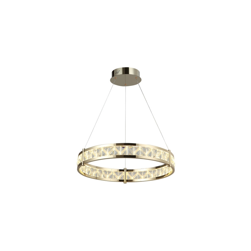 Lustre en cristal LED dimmable sur câble ENRIQUE LED/40W//230V 3000-6000K Ø 60 cm + télécommande