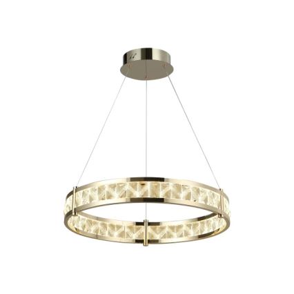 Lustre en cristal LED dimmable suspendu sur câble ENRIQUE LED/55W//230V 3000-6000K Ø 80 cm + télécommande
