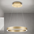 Suspension LED dimmable sur câble KOLK LED/40W/230V 2700/3000/4000K Ø 40 cm dorée