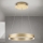 Suspension LED dimmable sur câble KOLK LED/40W/230V 2700/3000/4000K Ø 40 cm dorée