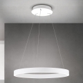 Suspension LED dimmable sur câble KOLK LED/60W/230V 2700/3000/4000K Ø 60 cm blanche