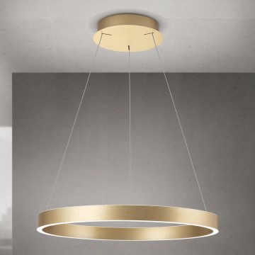 suspension LED dimmable sur câble KOLK LED/60W/230V 2700/3000/4000K Ø 60 cm dorée