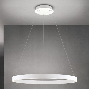 Suspension LED dimmable sur câble KOLK LED/80W/230V 2700/3000/4000K diamètre 80 cm blanc