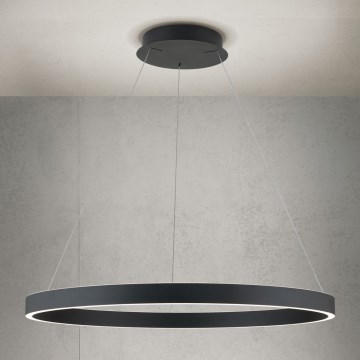 Suspension LED dimmable sur câble KOLK LED/80W/230V 2700/3000/4000K Ø 80 cm noir
