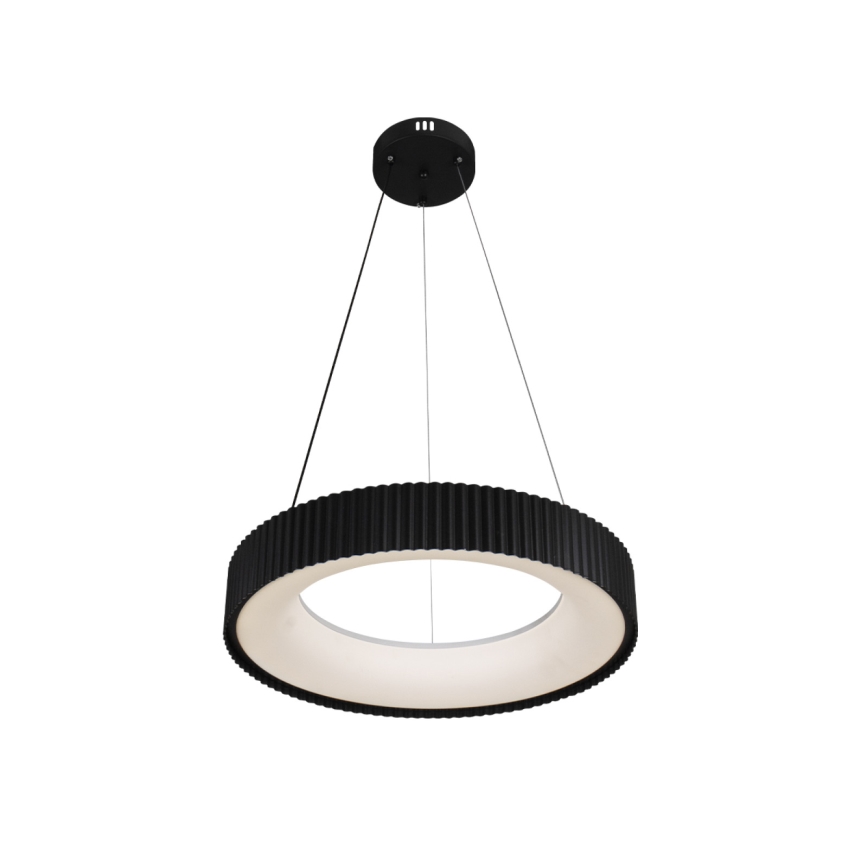 Suspension LED dimmable sur câble, 75 W / 230 V, 3000–6500 K, Ø 49 cm + télécommande