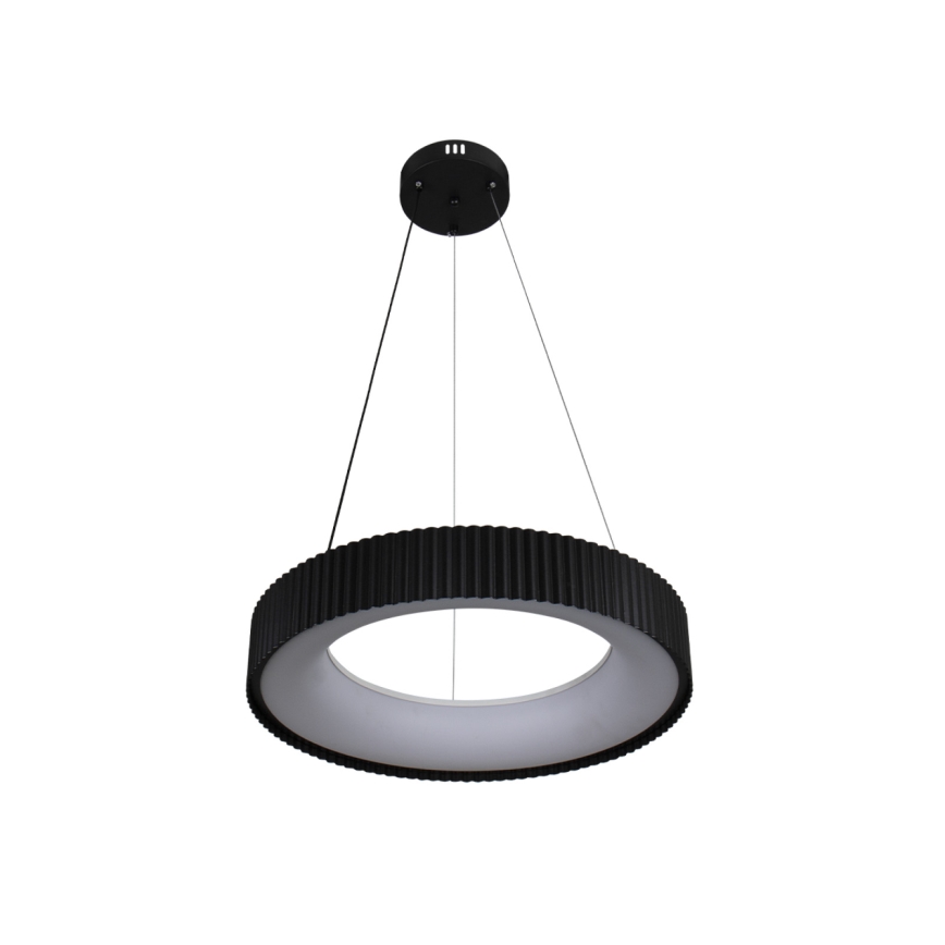Suspension LED dimmable sur câble, 75 W / 230 V, 3000–6500 K, Ø 49 cm + télécommande