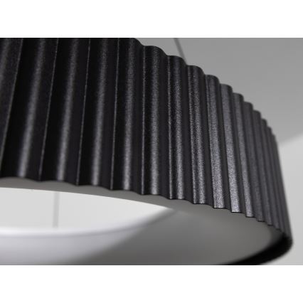 Suspension LED dimmable sur câble, 75 W / 230 V, 3000–6500 K, Ø 49 cm + télécommande