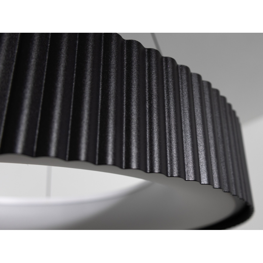 Suspension LED dimmable sur câble, 75 W / 230 V, 3000–6500 K, Ø 49 cm + télécommande