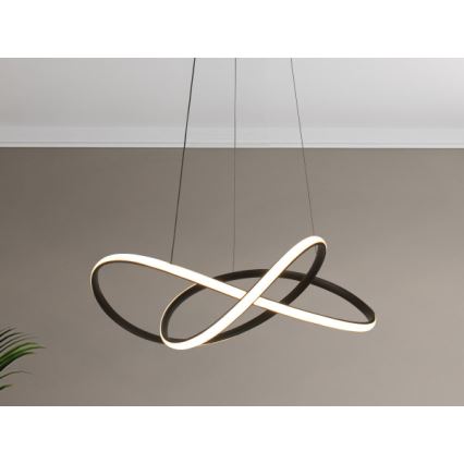 Suspension LED dimmable sur câble 85W/230V 3000-6500K Ø 60 cm + télécommande