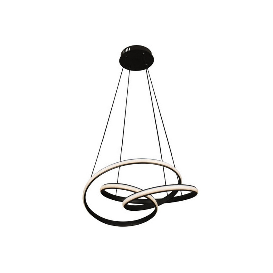 Lustre LED dimmable sur câble, 85 W / 230 V, 3000–6500 K, Ø 49 cm + télécommande