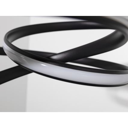 Lustre LED dimmable sur câble, 85 W / 230 V, 3000–6500 K, Ø 49 cm + télécommande