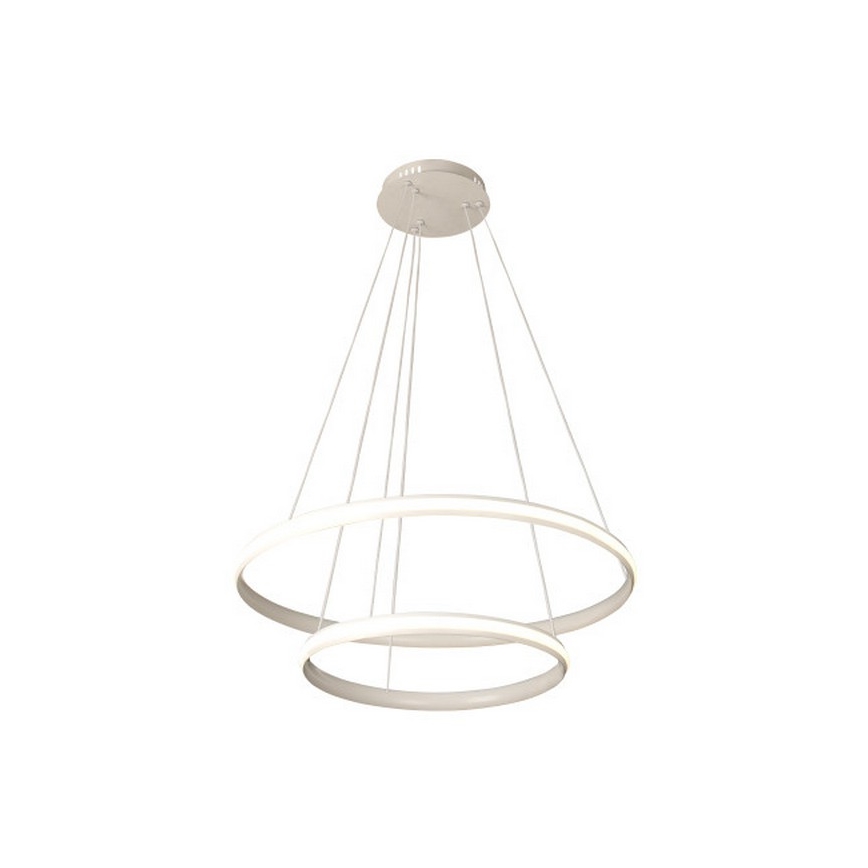 Suspension LED dimmable sur câble, 90W/230V, 3000-6500K, Ø 60 cm + télécommande