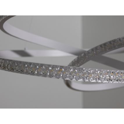 Suspension LED dimmable sur câble LED/90W/230V 3000-6500K Ø 47 cm + télécommande