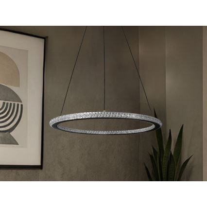 Suspension LED dimmable sur câble LED/90W/230V 3000-6500K Ø 60 cm + télécommande