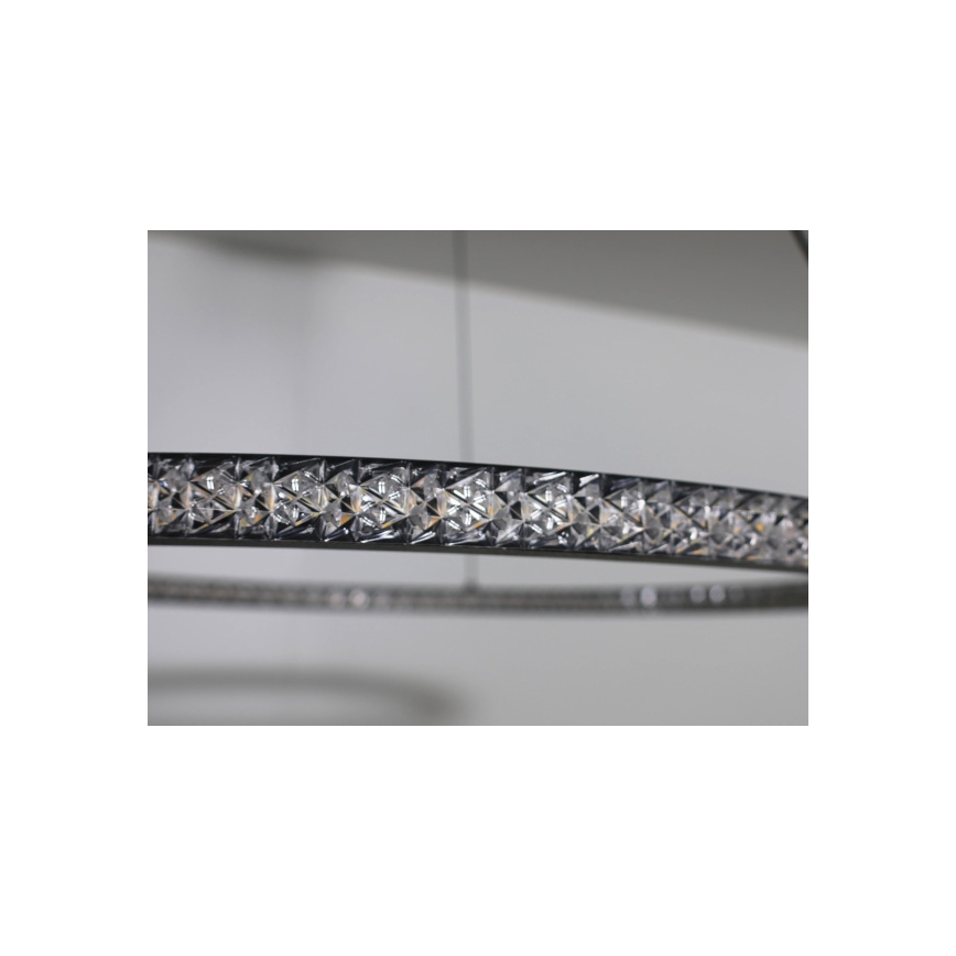 Suspension LED dimmable sur câble LED/90W/230V 3000-6500K Ø 60 cm + télécommande