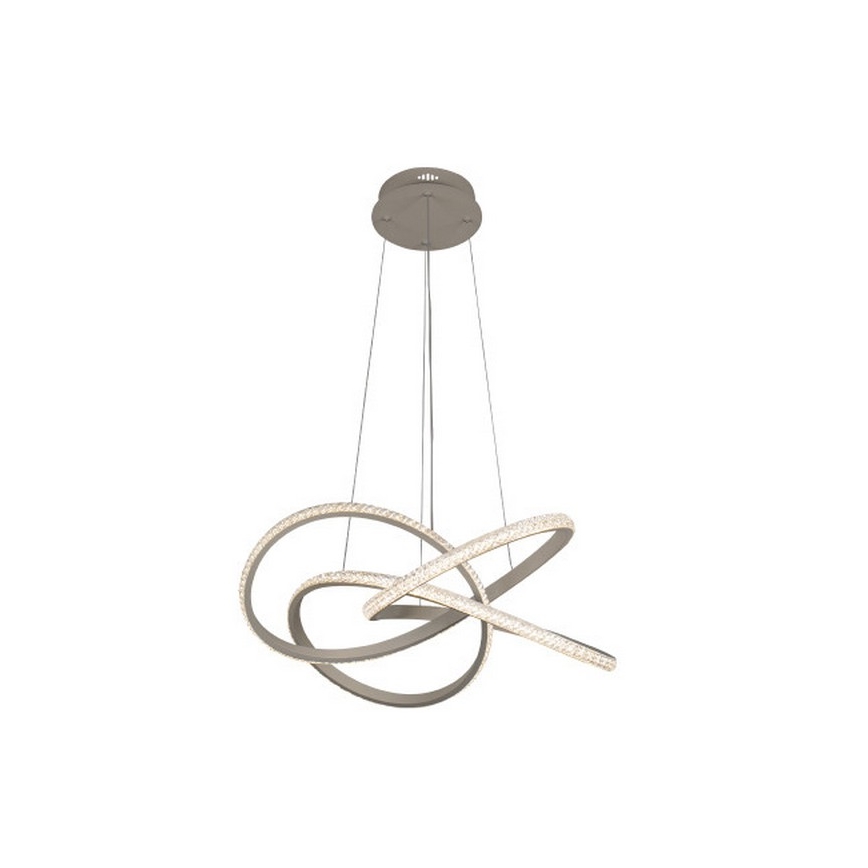 Suspension LED dimmable sur câble LED/95W/230V 3000-6500K Ø 57 cm + télécommande