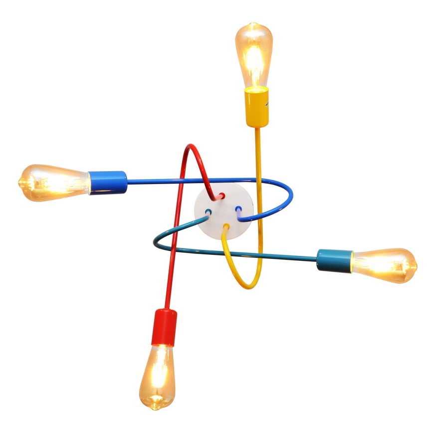 Suspension LED enfant OXFORD 4xE27/10W/230V