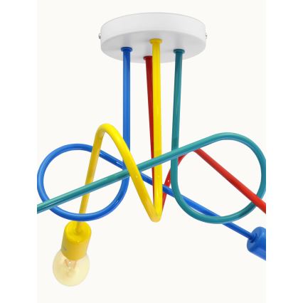 Suspension LED enfant OXFORD 4xE27/10W/230V