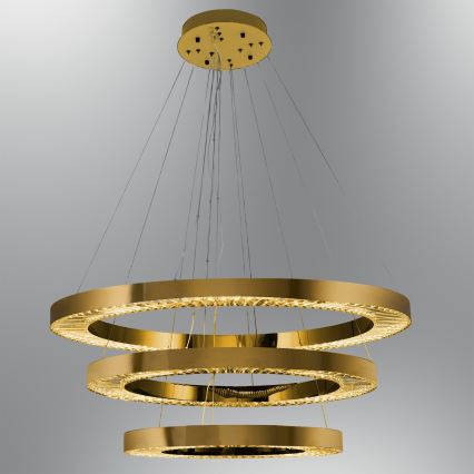 Suspension LED JESI LED/99W/230V 3000K 100 cm couleur bronze