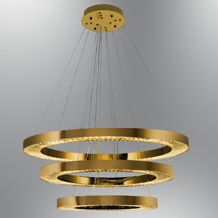 Suspension LED JESI LED/99W/230V 3000K 100 cm couleur bronze