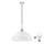 Suspension LED sur câble 1xE27/60W/230V blanc/noir