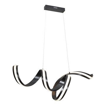 Suspension LED sur câble AREZIA LED/42W/230V noire