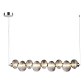 Suspension LED sur câble BOLLA LED/32W/230V chrome brillant/gris fumé