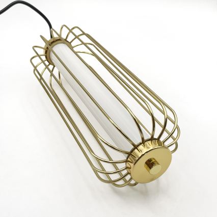 Suspension LED sur câble BONNIE LED/15W/230V 3000K dorée