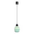 Suspension LED sur câble CACTUS LED/3W/230V 3000K noir/bleu