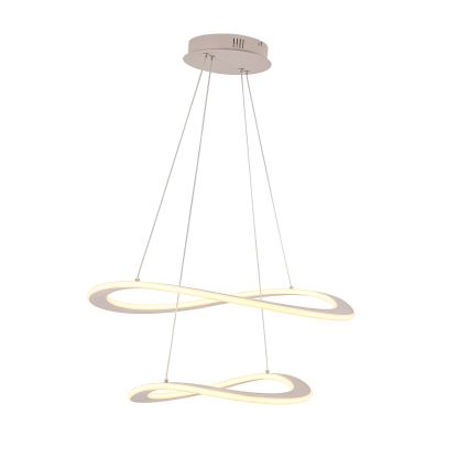 Suspension LED sur câble CASHMERE LED/75W/230V diam. 59,5 blanc