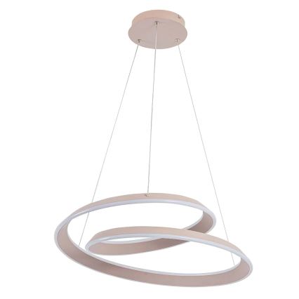 Suspension LED sur câble CASHMERE LED/75W/230V Ø 60 cm beige