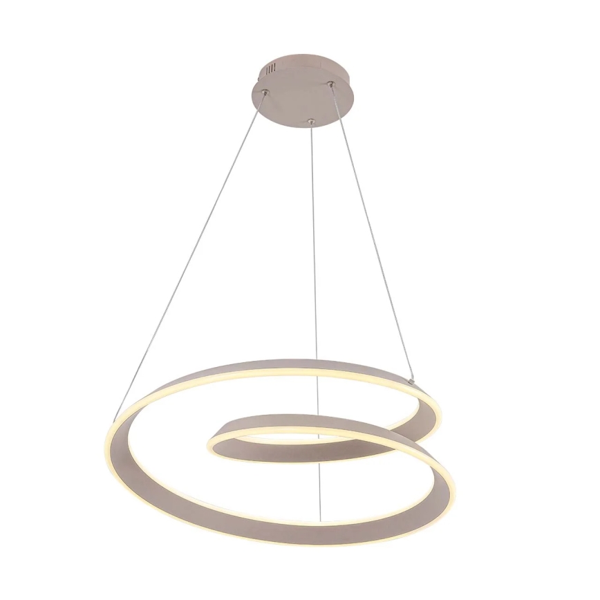 Suspension LED sur câble CASHMERE LED/75W/230V Ø 60 cm beige