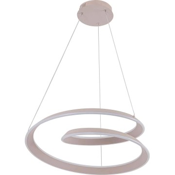 Suspension LED sur câble CASHMERE LED/75W/230V Ø 60 cm blanche