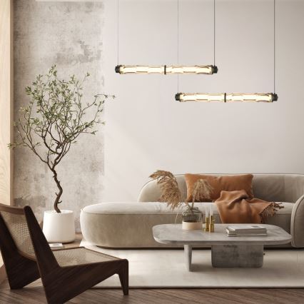 Suspension LED sur câble CORTE LED/18W/230V noire