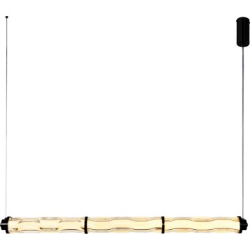 Suspension LED sur câble CORTE LED/25W/230V noire