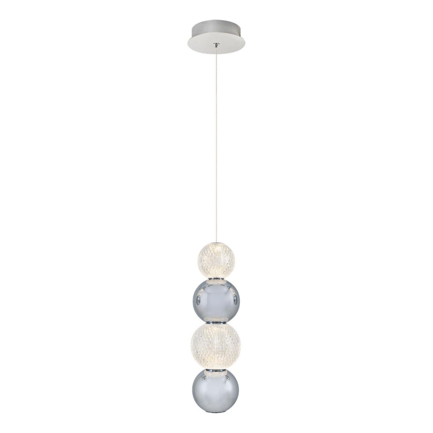 Suspension LED sur câble CREMONA LED/7W/230V 3000K chrome mat