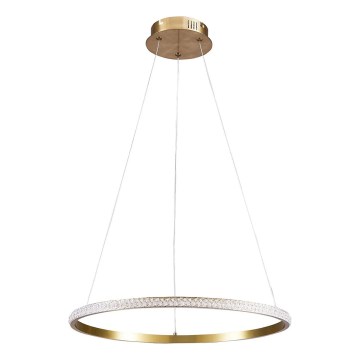 Suspension LED sur câble DIANA 25W/230V 4000K Ø 50 cm dorée