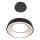 Suspension LED sur câble DRAX LED/32W/230V 4000K diam. 38 cm noire
